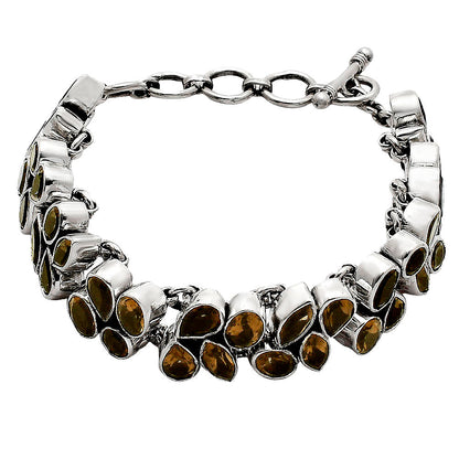 Natural Smoky Quartz - Brazil Bracelet B-1045 17-EB10080