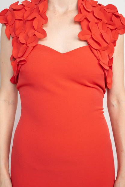 Alberto Makali Strapless Sweetheart Neck Mermaid Scuba Gown with Matching Bolero-3