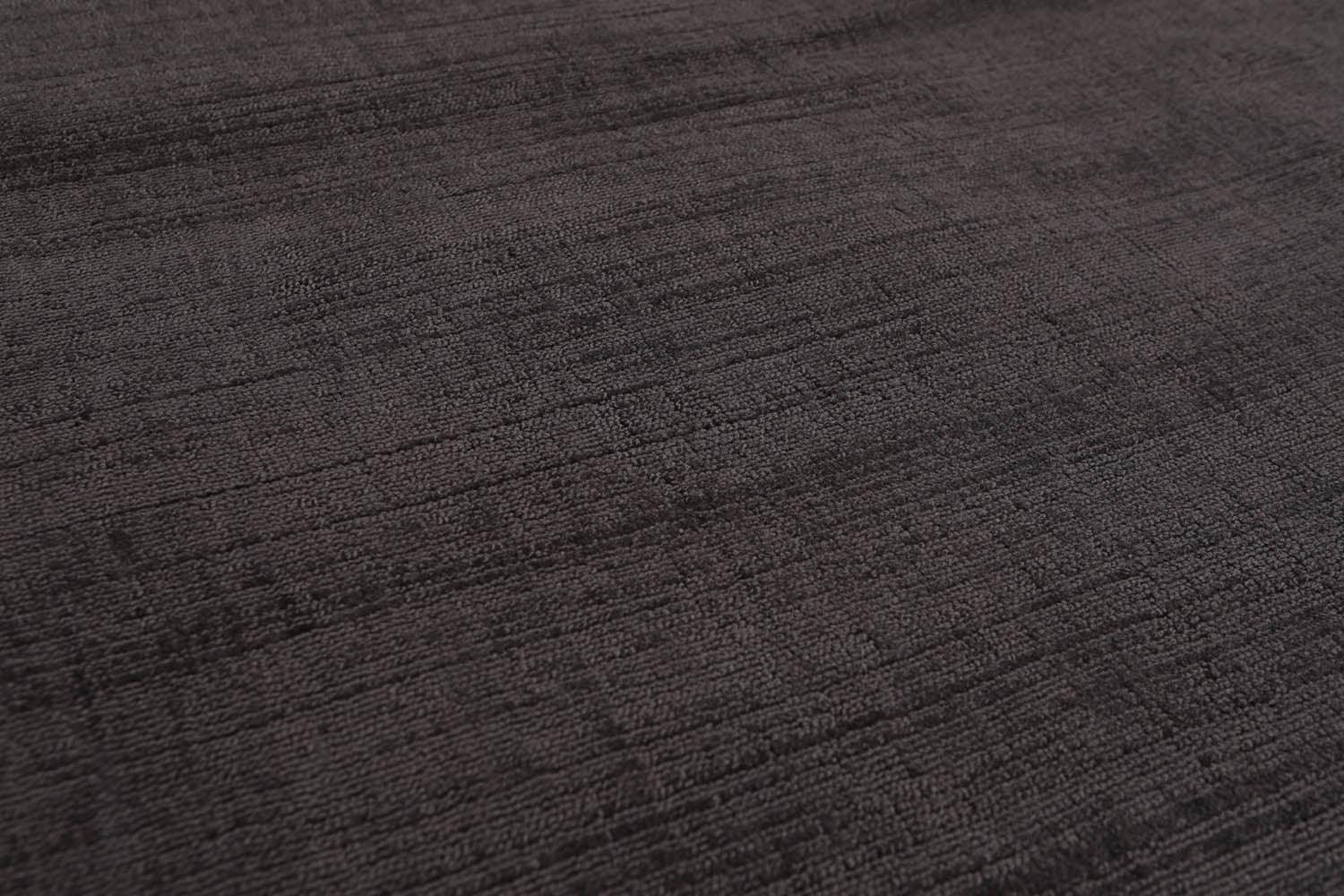 4'8" x 6’7" Handmade 100% Viscose loop & cut textured Pile Area rug Charcoal-4