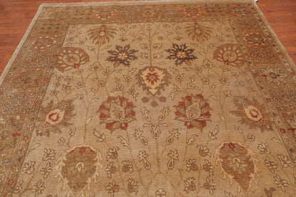 8’5" x 911" Hand Knotted Peshawar Stone Wash Traditional Oriental Area rug Beige-3