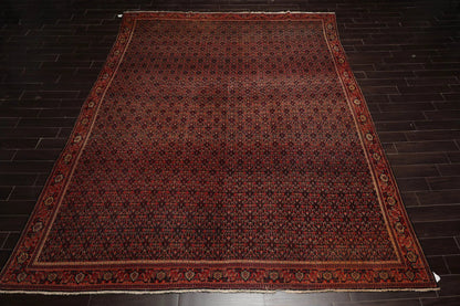 10' x13' 2'' Hand Knotted Persian 100% Wool Antique  Traditional  Oriental Area Rug Black,Orange Color-2