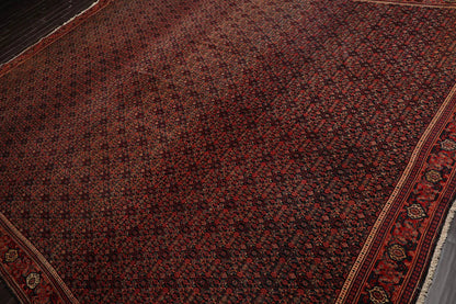 10' x13' 2'' Hand Knotted Persian 100% Wool Antique  Traditional  Oriental Area Rug Black,Orange Color-3
