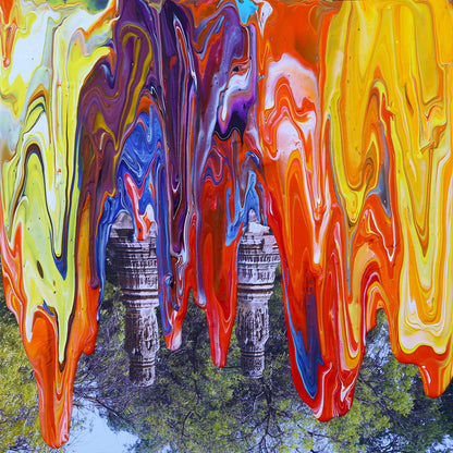 Antonio Wehrli Gravity Paint Drip Bracelet: Art into Jewelry-18K Gold