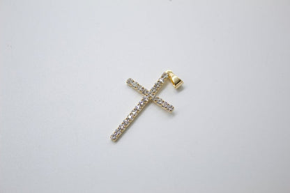 CZ 18K Gold Filled Cross (A148)(A143)
