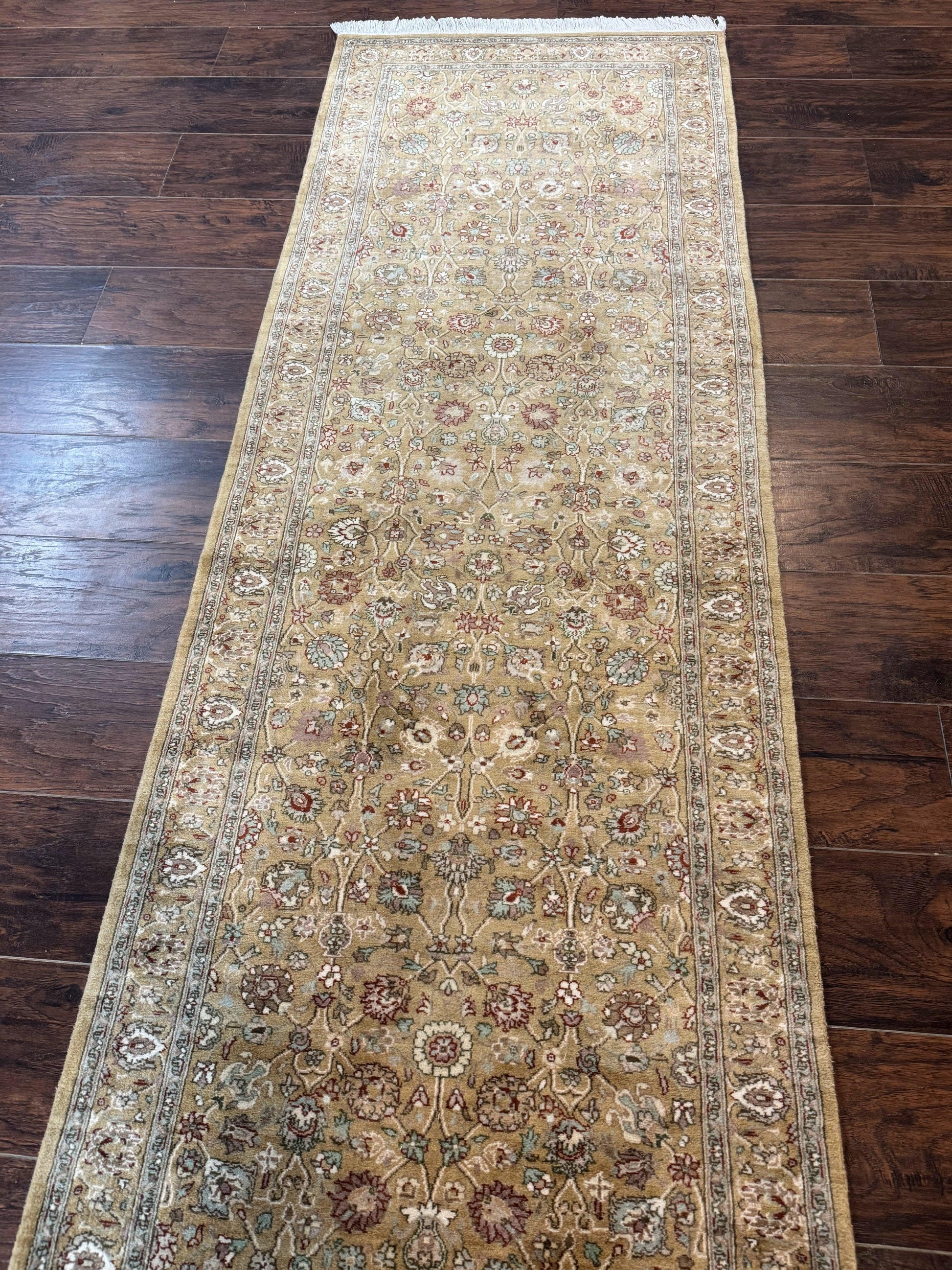Persian Runner Rug 3x8, Traditional Wool Runner Rug for Hallway or Kitchen, Pak Persian Rug, Fine 225 KPSI-1