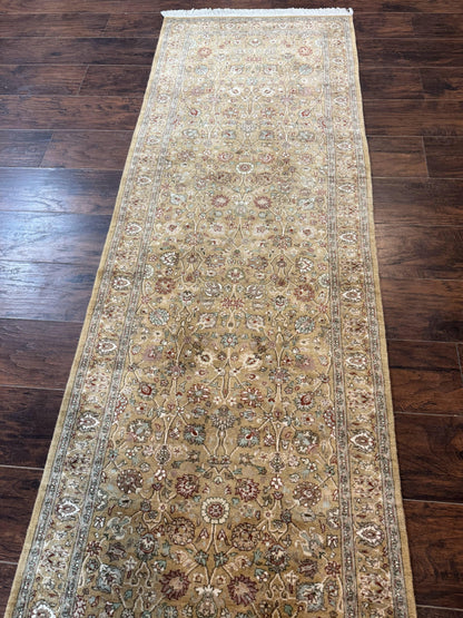 Persian Runner Rug 3x8, Traditional Wool Runner Rug for Hallway or Kitchen, Pak Persian Rug, Fine 225 KPSI-1