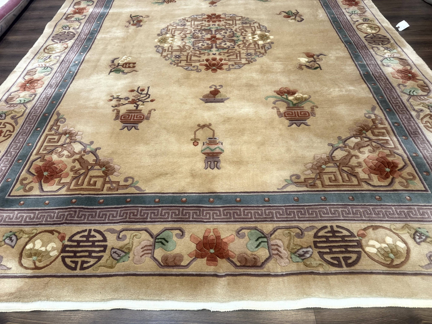 Chinese Wool Rug 8x12, Chinese 90 Line Rug