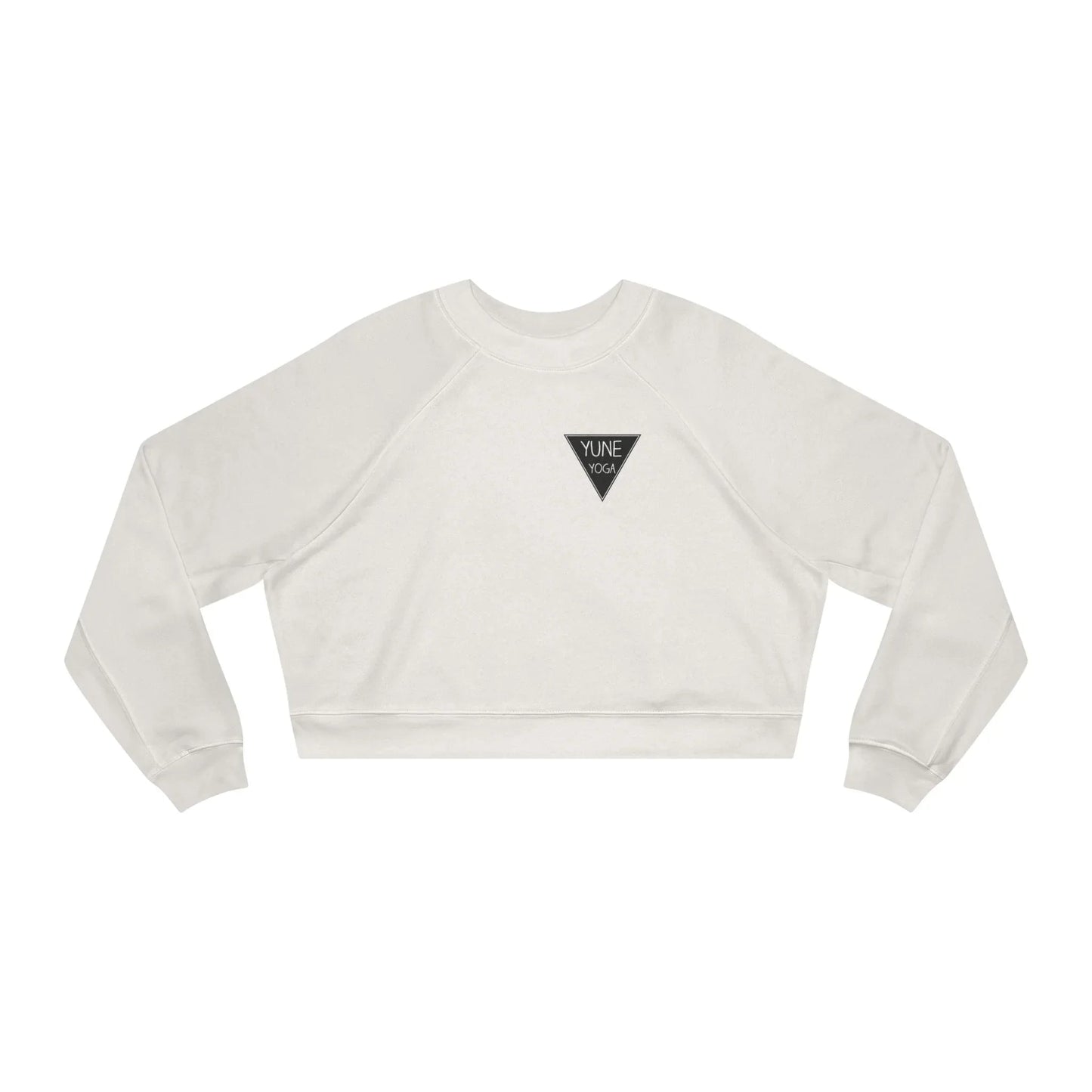 Cropped Fleece Pullover - Yune Yoga Logo Design-1