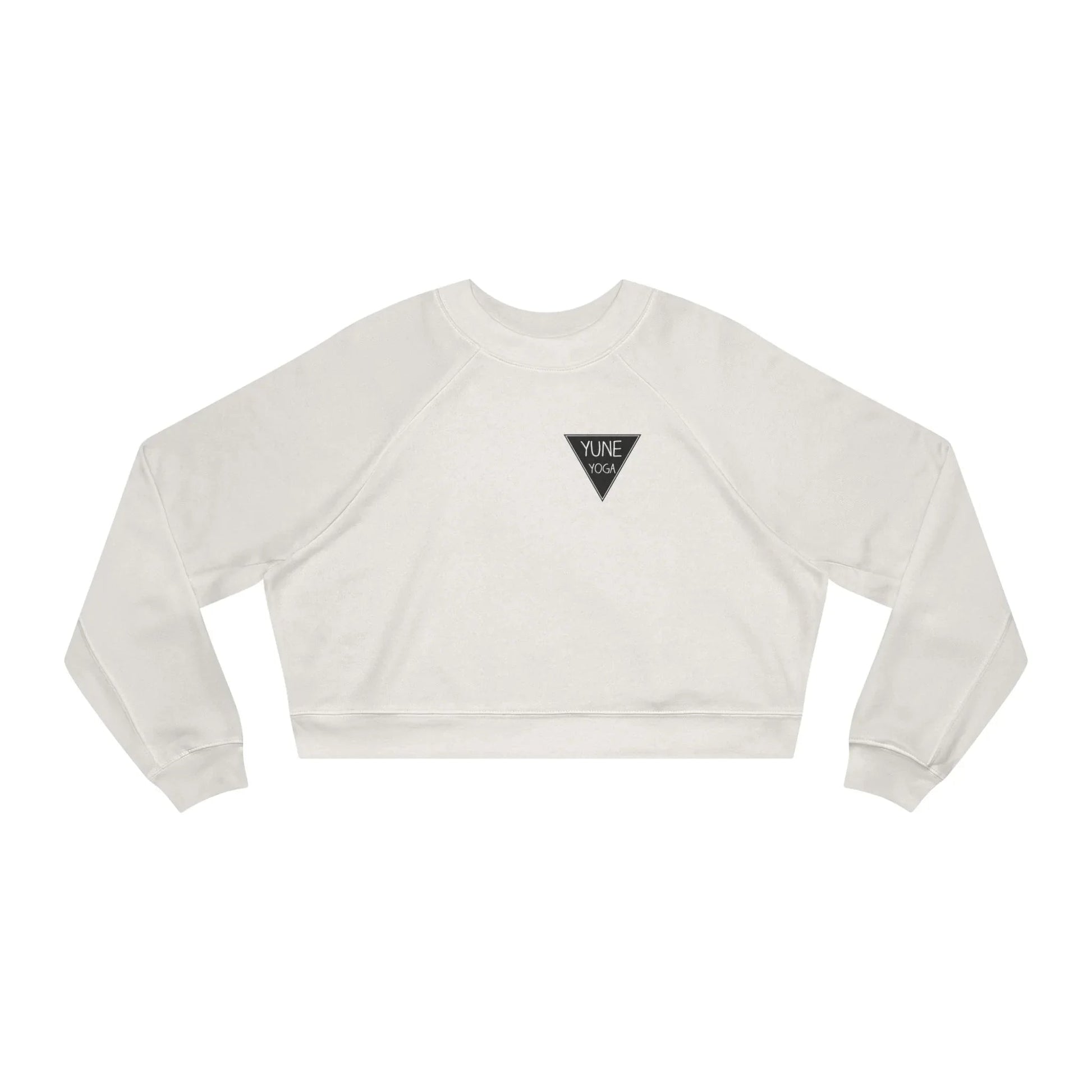 Cropped Fleece Pullover - Yune Yoga Logo Design-1