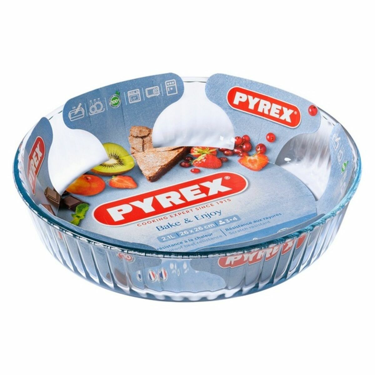 Baking Mould Pyrex Transparent