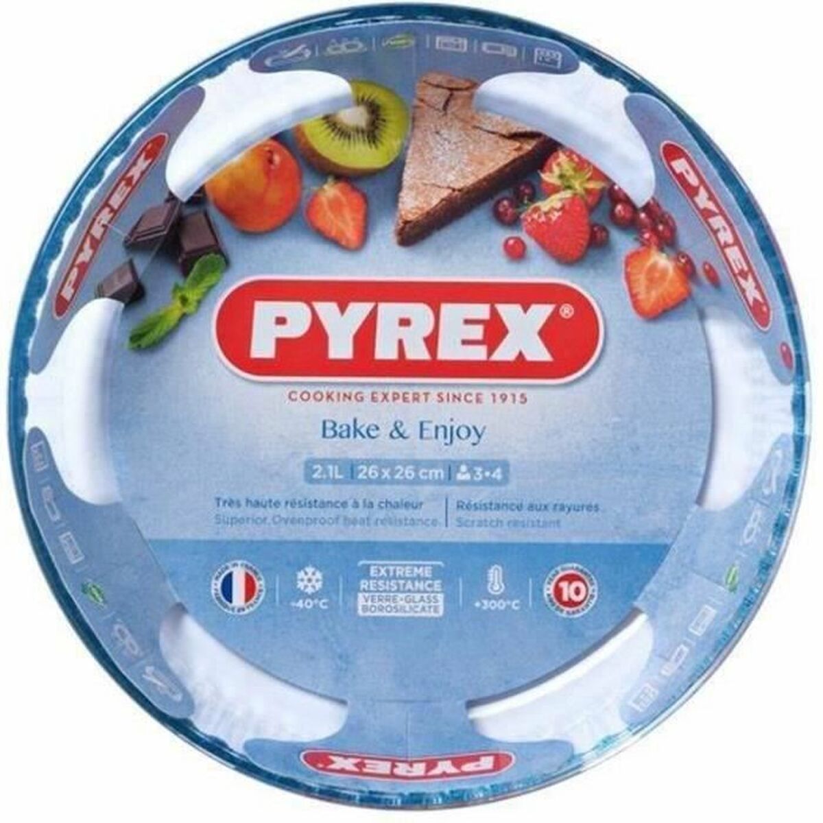 Baking Mould Pyrex Transparent
