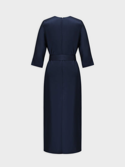 Oversized Dress-Navy