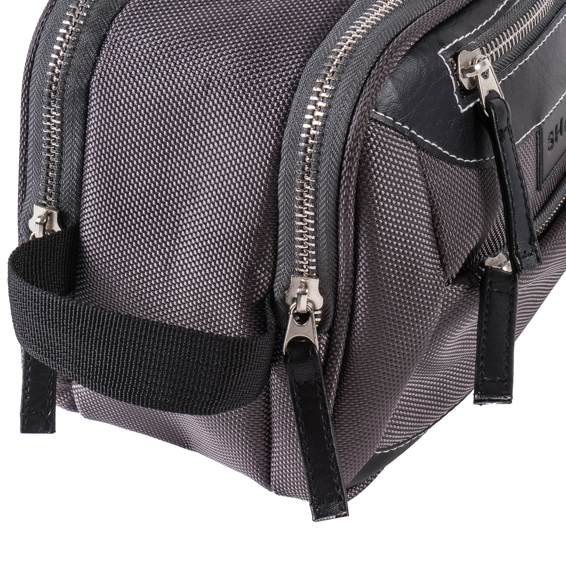 Woven Double-Pocket Toiletry Handbag-2