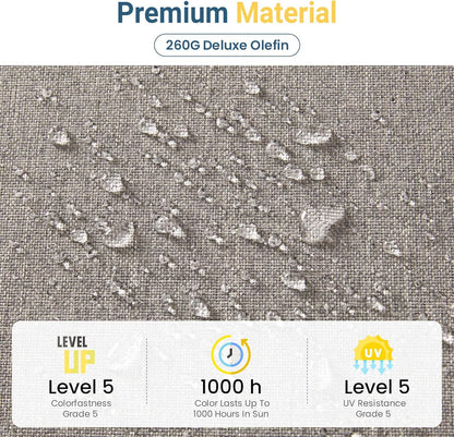 Outdoor Patio Furniture Set with Upgraded Cushions