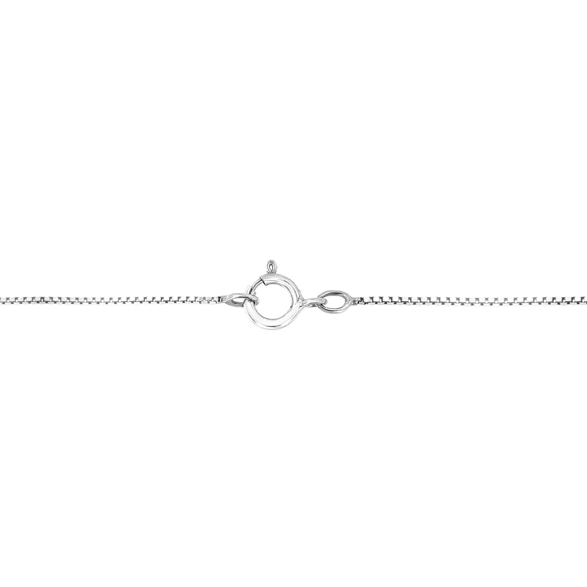 .925 Sterling Silver 5.0 Cttw Prong Set Round-cut Diamond Open Circle Hoop 18" Pendant Necklace (I-J Color, I2-I3 Clarity)-3