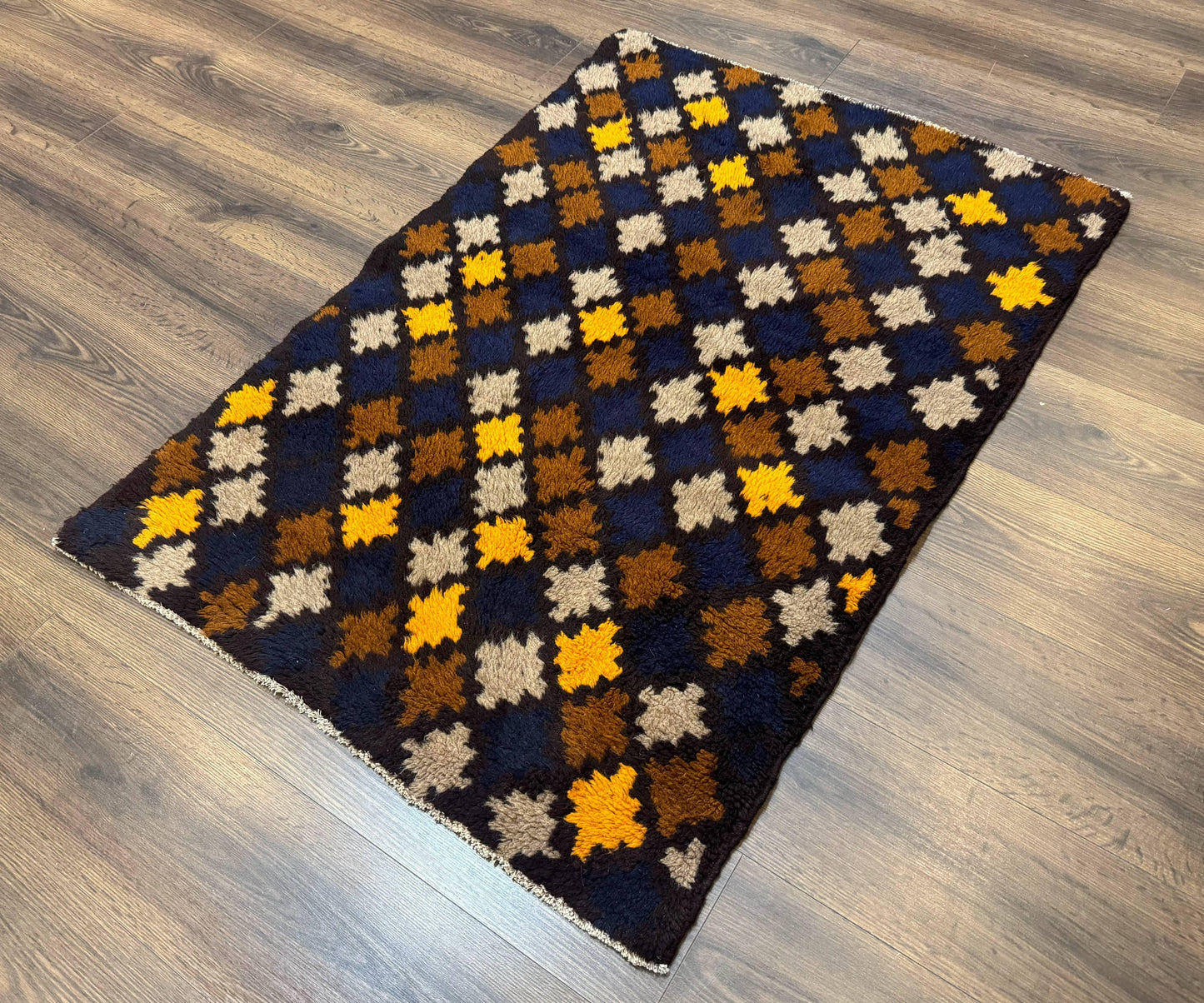 Balouch Rug 3x4, Afghan Rug, Tribal Rug, Multicolor