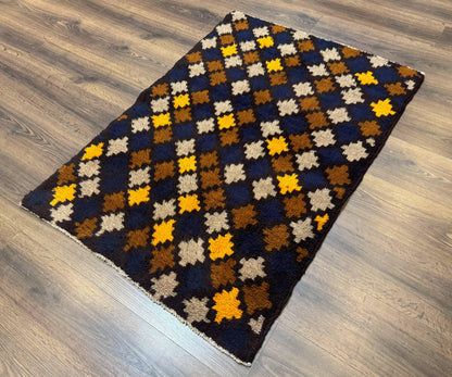 Balouch Rug 3x4, Afghan Rug, Tribal Rug, Multicolor