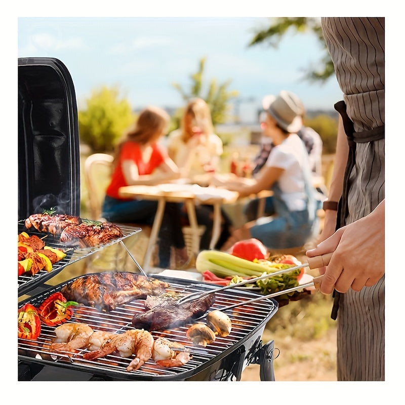 Cast Iron Charcoal Grill for Outdoor BBQ