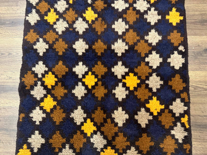 Balouch Rug 3x4, Afghan Rug, Tribal Rug, Multicolor