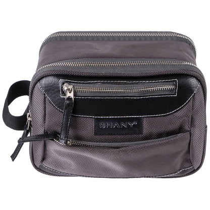 Woven Double-Pocket Toiletry Handbag-1