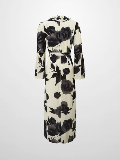Shift Maxi Dress-Cream