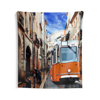 Norway Tram Tapestry