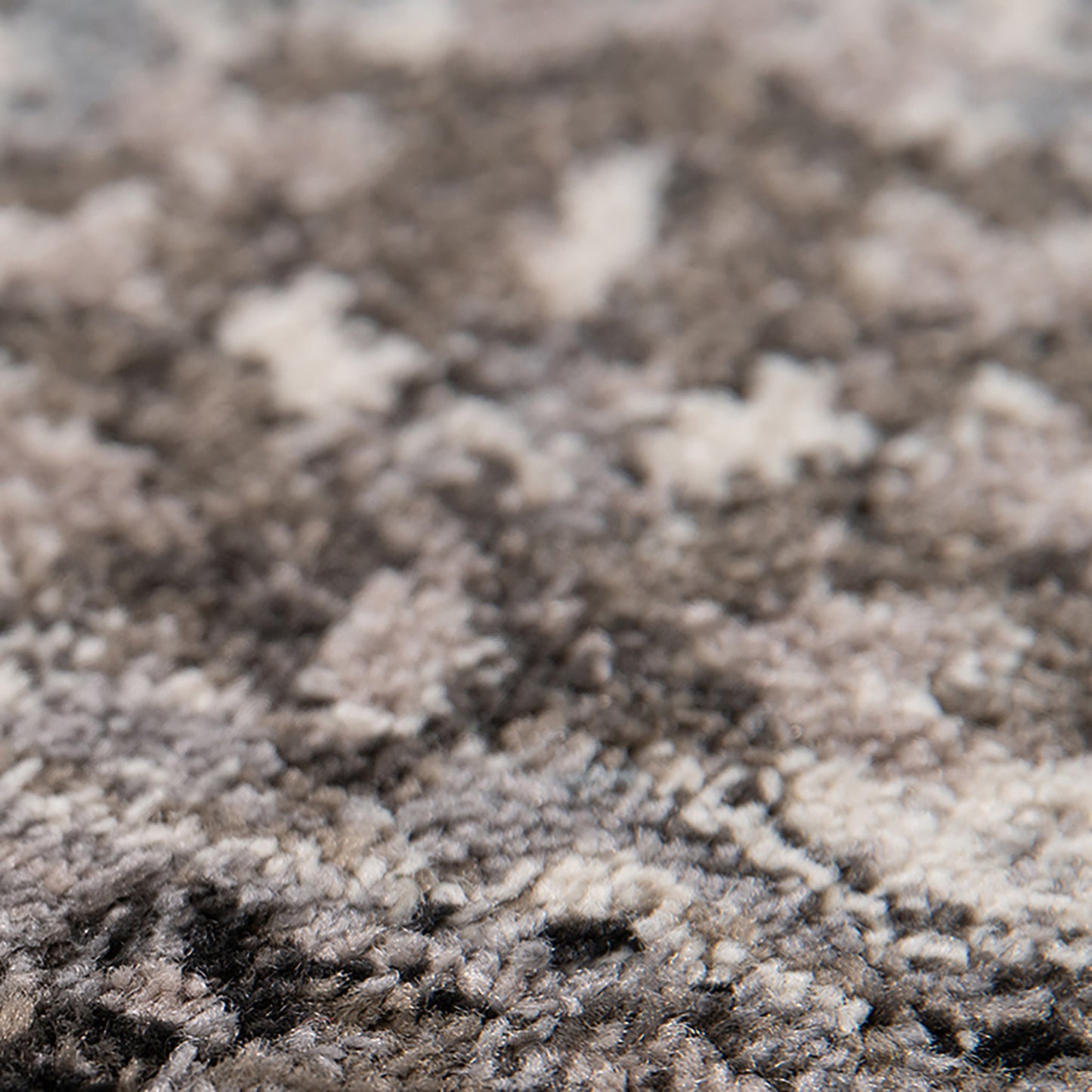 4' X 6' Ivory Black and Gray Oriental Power Loom Area Rug