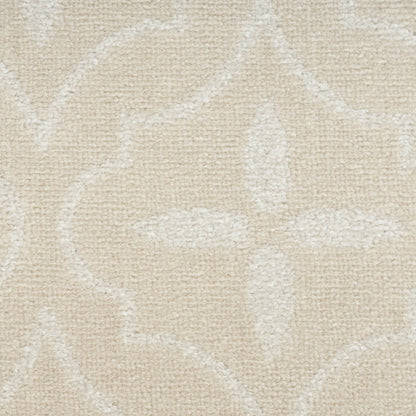 5' X 7' Ivory And Beige Geometric Indoor Outdoor Area Rug