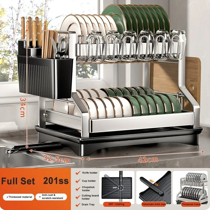 kitchen dish drying rack