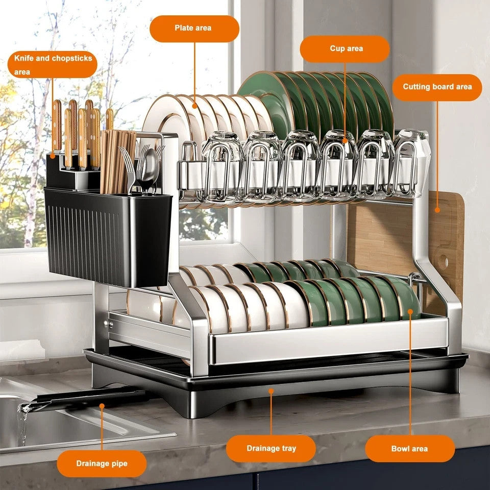 kitchen dish drying rack