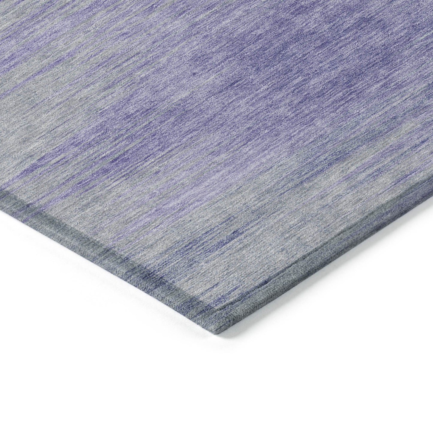 8' X 10' Plum And Purple Abstract Washable Indoor Outdoor Area Rug