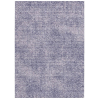 3' X 5' Purple Washable Indoor Outdoor Area Rug