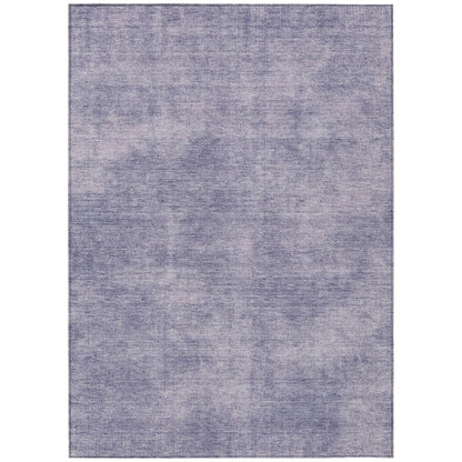 3' X 5' Purple Washable Indoor Outdoor Area Rug