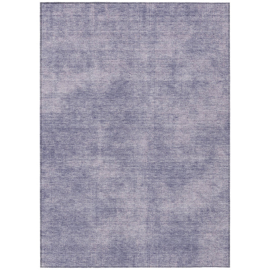 3' X 5' Purple Washable Indoor Outdoor Area Rug