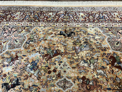 Karastan Rug 8.8 x 12 Persian Hunting Rug #723, Wool Pile-2