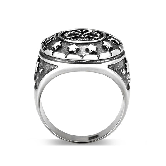 LO5S176- Sterling Silver   Ring without Stone  High Polished(No Plated)