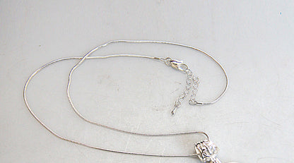 Silver Plated Mother of Pearl Necklace Jewelry - 43045