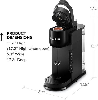 Keurig K-Express Single Serve K-Cup Pod Coffee Maker, 3 Brew Sizes, Strong Button Feature, 42oz Removable Reservoir, Black