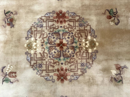 Chinese Wool Rug 8x12, Chinese 90 Line Rug