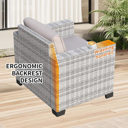 Durable Seven Piece Outdoor Sectional Patio Furniture Set