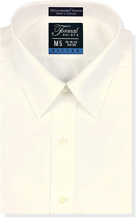Luxe Microfiber® Men’s Fitted Dress Shirt, Tuxedo Shirt-5