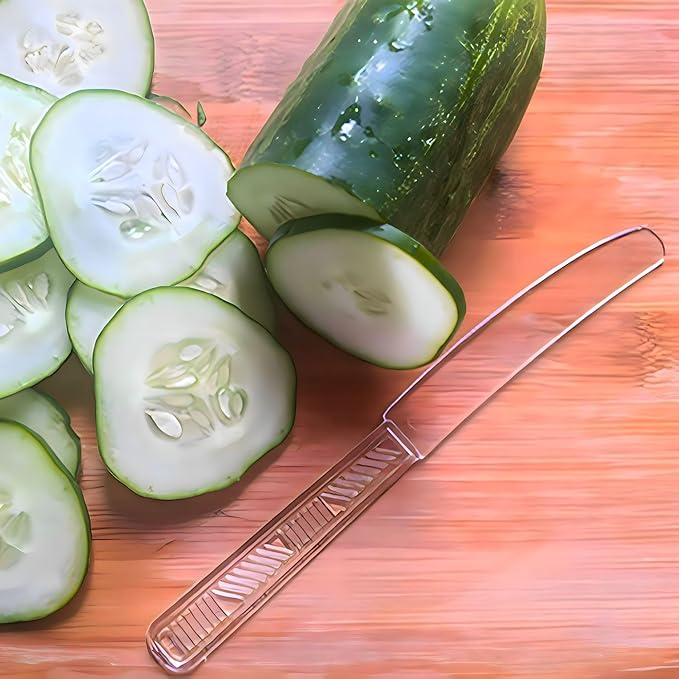 Party Dimensions 300 Count Plastic Cutlery Combo Box, Disposable Clear Plastic Silverware Utensils Set, 100 Forks, 100 spoons, 100 knives