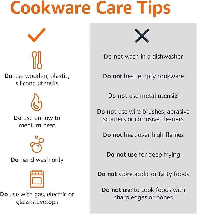 Basics Non Stick Kitchen Cookware 8-Piece Set, Non-Induction, Includes Pots and Pans, Black