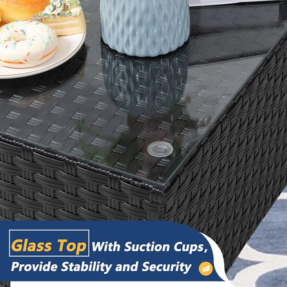 Comfortable Seven Piece Outdoor Patio Furniture Set