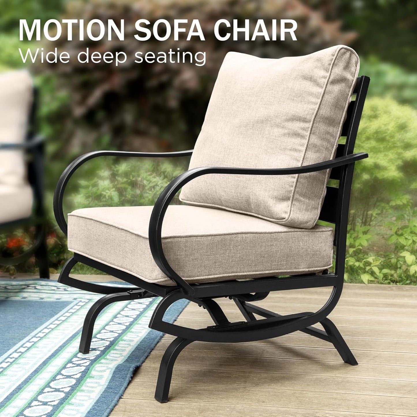 Deluxe 6 Piece Patio Furniture Set for Outdoor Comfort