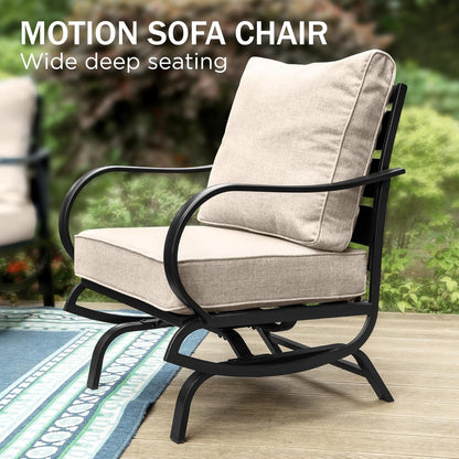 Deluxe 6 Piece Patio Furniture Set for Outdoor Comfort