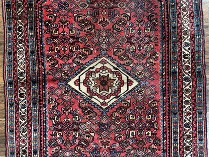 Antique Persian Tribal Rug 3.6 x 5, Hamadan Angelas Rug-3