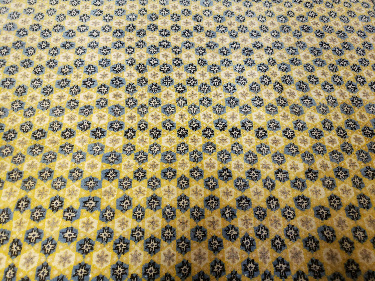 5x7 Authentic Handmade Rug Star Of David Wool Rug Green Rug Gold Rug 4x6 Rug