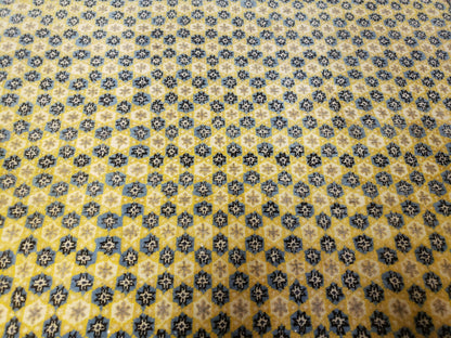 5x7 Authentic Handmade Rug Star Of David Wool Rug Green Rug Gold Rug 4x6 Rug