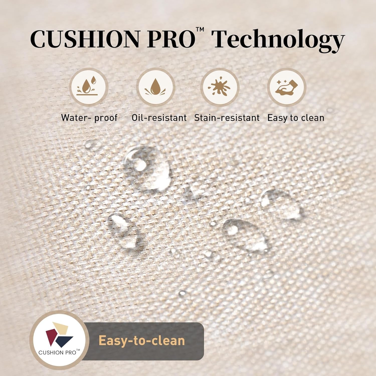 Patio Furniture Set Outdoor Furniture Brown Wicker Rattan Patio Conversation Sets with Cushion outside Sofa Set,7 Pieces with Rectangular Firepit Table,9 Seats,Beige-2